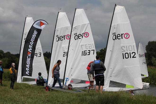 RS Aeros on the river at Bradford on Avon in July – Magic Marine RS Aero UK Southern Circuit ©  BOASC